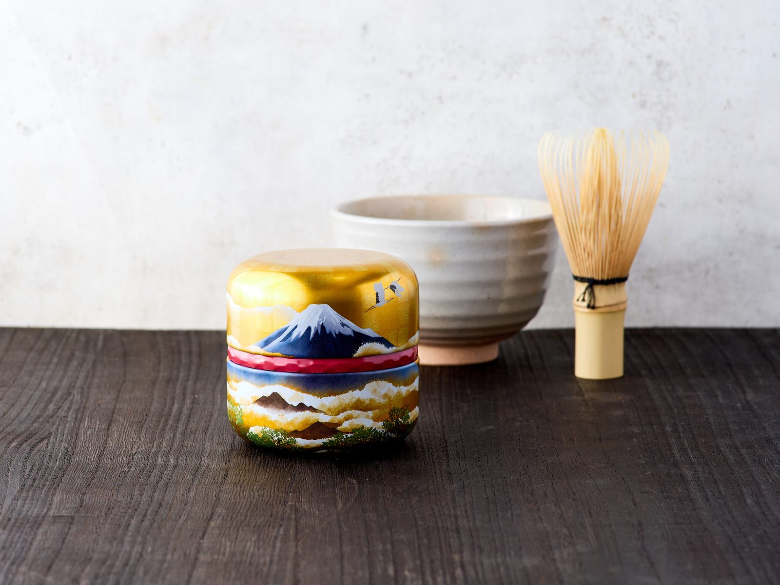 Domestic natsume tea caddy (Fuji)